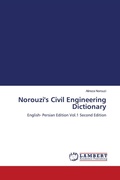 Cover: Norouzi's Civil Engineering Dictionary - LAP Lambert Academic Publishing