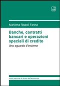 Cover: Banche, contratti bancari e operazioni speciali di credito - tab edizioni