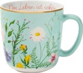 Cover: Bl&uuml;tentr&auml;ume Kaffeebecher "Das Leben ist sch&ouml;n", 350 ml - Groh