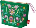 Cover: Fiesta del Sol Accessoirestasche bestickt, 18 x 24 cm, gr&uuml;n - Groh