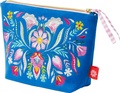 Cover: Fiesta del Sol Accessoirestasche bestickt, 18 x 24 cm, k&ouml;nigsblau - Groh