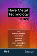 Cover: Rare Metal Technology 2026 - Springer