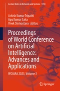 Cover: Proceedings of World Conference on Artificial Intelligence: Advances and Applications - Springer