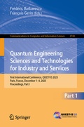 Cover: Quantum Engineering Sciences and Technologies for Industry and Services - Springer