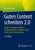 Cover: Guten Content schreiben 2.0 - Springer Gabler