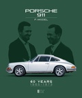 Cover: Porsche 911 F-Model "60 Years" 1965-1973 - BMB Berlin Motor Books
