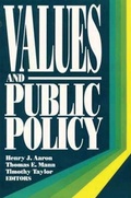 Cover: Values and Public Policy - Brookings Institution
