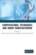 Cover: Computational Techniques and Smart Manufacturing - CRC Press