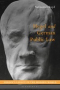 Cover: Hegel and German Public Law - Bloomsbury Academic