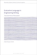 Cover: Evaluative Language in Engineering Writing - Bloomsbury Academic