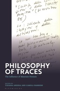 Cover: Philosophy of Traces - Bloomsbury Academic