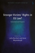 Cover: Stronger Victims' Rights in EU Law? - Hart Publishing