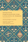 Cover: Effective Participation for Litigants in Person - Hart Publishing