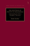 Cover: The Doctrine of Privity in Negligence - Hart Publishing