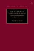 Cover: The Doctrine of Privity in Negligence - Hart Publishing