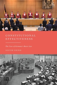 Enlarge image Cover: Constitutional Effectiveness - Hart Publishing