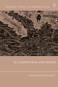 Cover: EU Competence and Power - Hart Publishing