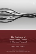 Cover: The Authority of International Courts - Hart Publishing