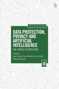 Cover: Data Protection, Privacy and Artificial Intelligence, Volume 18 - Hart Publishing