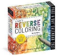 Enlarge image Cover: A Year of Reverse Coloring Page-A-Day (R) Calendar 2027 - Workman Calenders