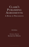 Cover: Clark's Publishing Agreements: A Book of Precedents - Bloomsbury Academic