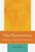 Cover: Value Phenomenology - Bloomsbury Academic