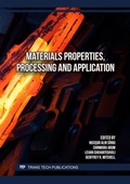 Cover: Materials Properties, Processing and Application - Trans Tech Publications Ltd