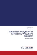Cover: Empirical Analysis of Li Metrics by Weyuker's Property - LAP Lambert Academic Publishing