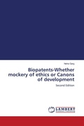 Cover: Biopatents-Whether mockery of ethics or Canons of development - LAP Lambert Academic Publishing