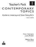 Cover: Contemporary Topics 1 - Pearson Education (US)