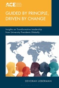 Cover: Guided by Principle, Driven by Change - Bloomsbury Academic