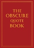 Cover: The Obscure Quote Book - Joe Moran