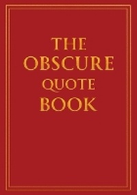 Enlarge image Cover: The Obscure Quote Book - Joe Moran