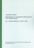 Cover: "Gebildeter Glaube" - Habelt, R