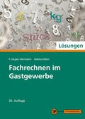 Cover: Fachrechnen im Gastgewerbe L&Ouml;SER - Pfanneberg
