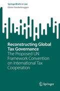 Cover: Reconstructing Global Tax Governance - Springer