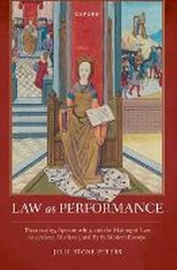 Enlarge image Cover: Law as Performance - Oxford University Press