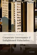Cover: Corporate Governance and Enlightened Fiduciaries - Oxford University Press