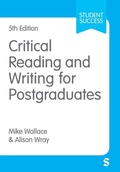 Cover: Critical Reading and Writing for Postgraduates - SAGE Publications Ltd