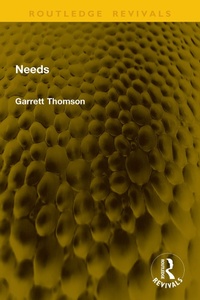 Enlarge image Cover: Needs - Routledge