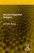 Cover: Ancient Egyptian Religion - Routledge