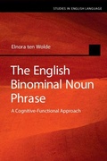 Cover: The English Binominal Noun Phrase - Cambridge University Press