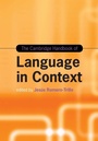 Cover: The Cambridge Handbook of Language in Context - Cambridge University Press