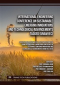 Cover: International Engineering Conference on Sustainable Emerging Innovations and Technological Advancements Tagged (UNAM IEC) - Trans Tech Publications Ltd