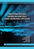 Cover: Computational Research and Modeling in Materials Science and Materials Application - Trans Tech Publications Ltd