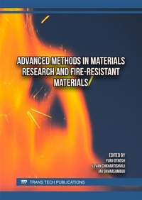 Enlarge image Cover: Advanced Methods in Materials Research and Fire-Resistant Materials - Trans Tech Publications Ltd