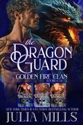 Cover: The Dragon Guard: Golden Fire Clan (The Dragon Guard Mini Series, #2) - Julia Mills