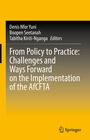 Cover: From Policy to Practice: Challenges and Ways Forward on the Implementation of the AfCFTA - Springer