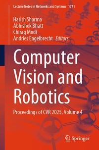 Enlarge image Cover: Computer Vision and Robotics - Springer