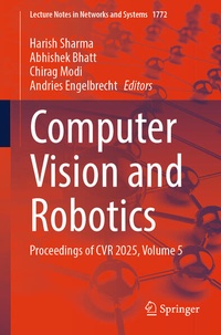 Enlarge image Cover: Computer Vision and Robotics - Springer